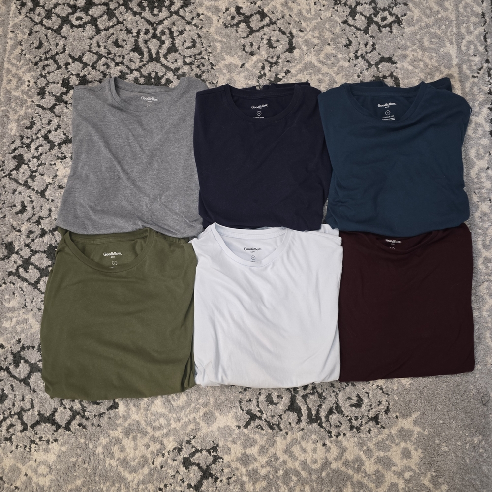 Men's Goodfellow Assorted Color T-Shirt Pack